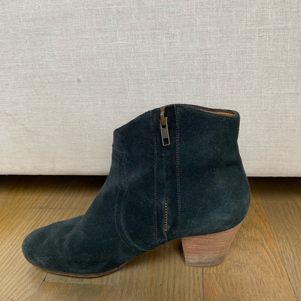 Isabel Marant Dicker Suede Boots Black 38
